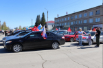 В Чулымском районе прошел автопробег в честь 81-й годовщины Победы