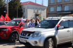 В Чулымском районе прошел автопробег в честь 81-й годовщины Победы
