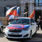 В Чулымском районе прошел автопробег в честь 81-й годовщины Победы