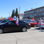 В Чулымском районе прошел автопробег в честь 81-й годовщины Победы