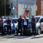 В Чулымском районе прошел автопробег в честь 81-й годовщины Победы