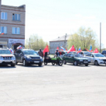 В Чулымском районе прошел автопробег в честь 81-й годовщины Победы